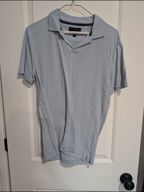 Banana Republic Light Blue Men's Polo